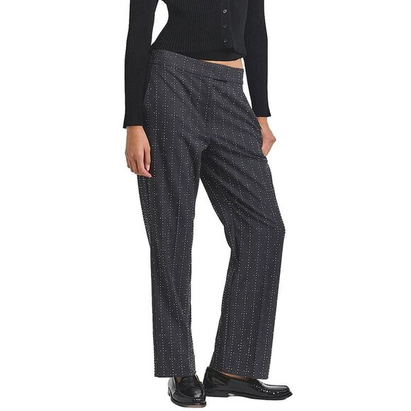 Derek Lam 10 Crosby WomensReagan Mini Studded Trouser Grey